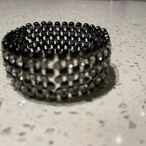 Black and Silver Bracelet